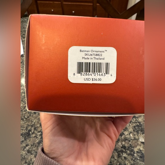 LENOX BATMAN Porcelain Christmas Ornament DC WB Superhero Gift Collectible NIB - Picture 7 of 11